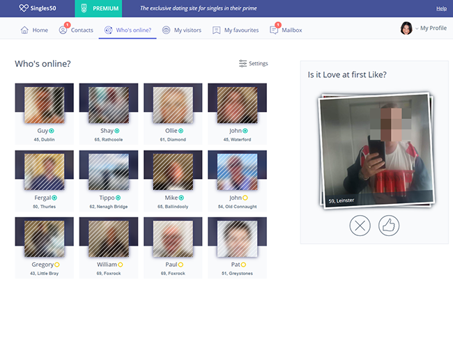 Singles50 Love at first like